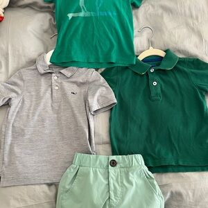 Like new 2/3T Boys spring and summer bundle green